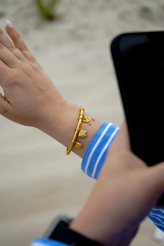 Summer - Bangle Charm Bracelet