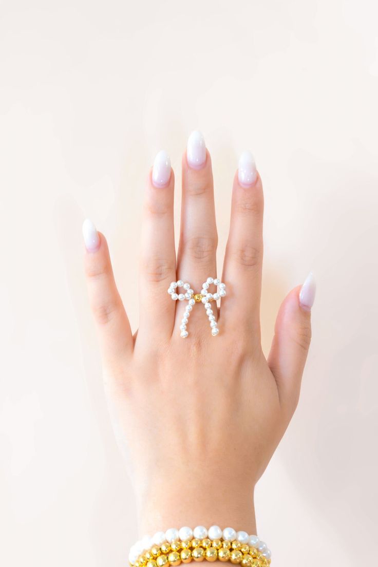 PearlBow Ring