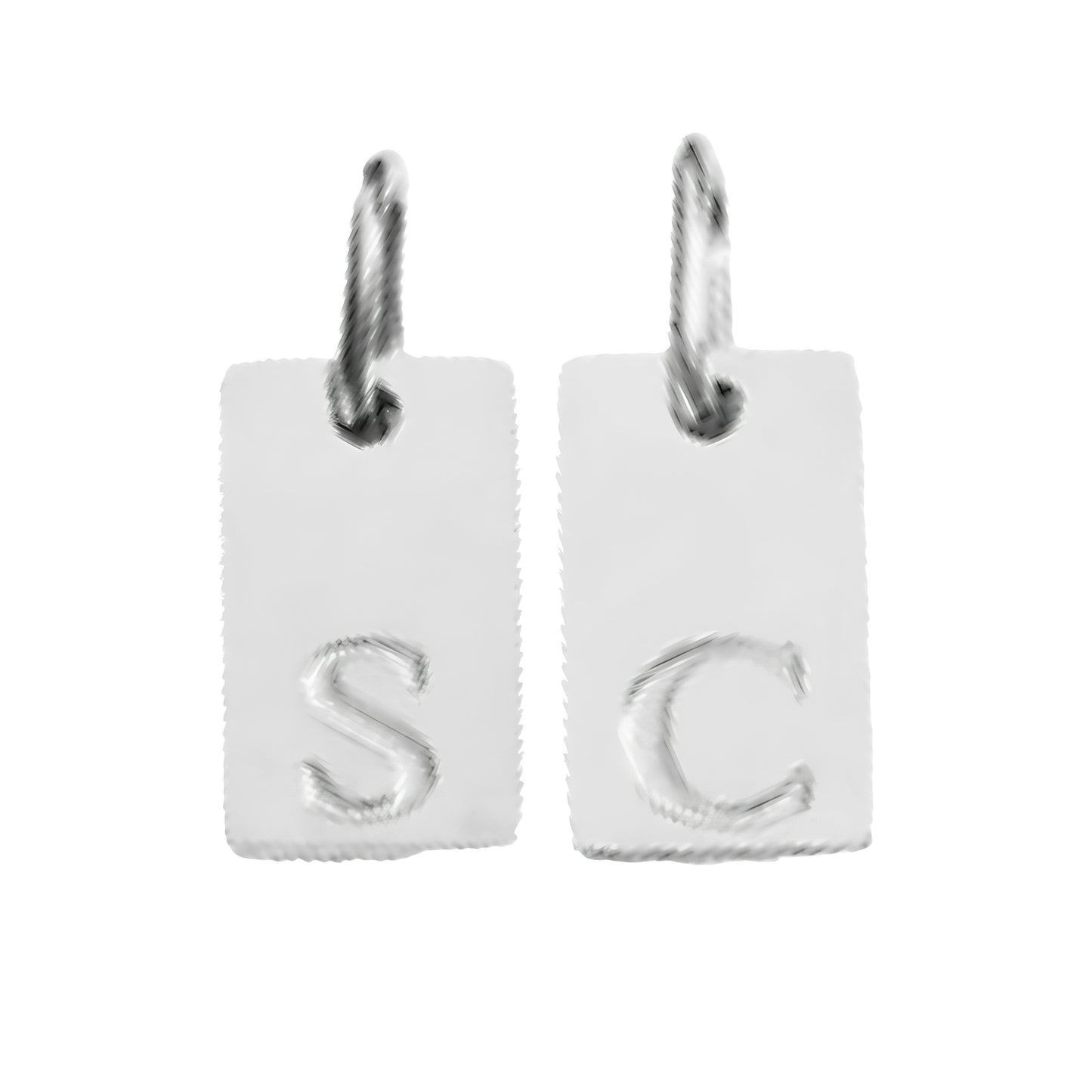 Sabrina's Initials - Silver
