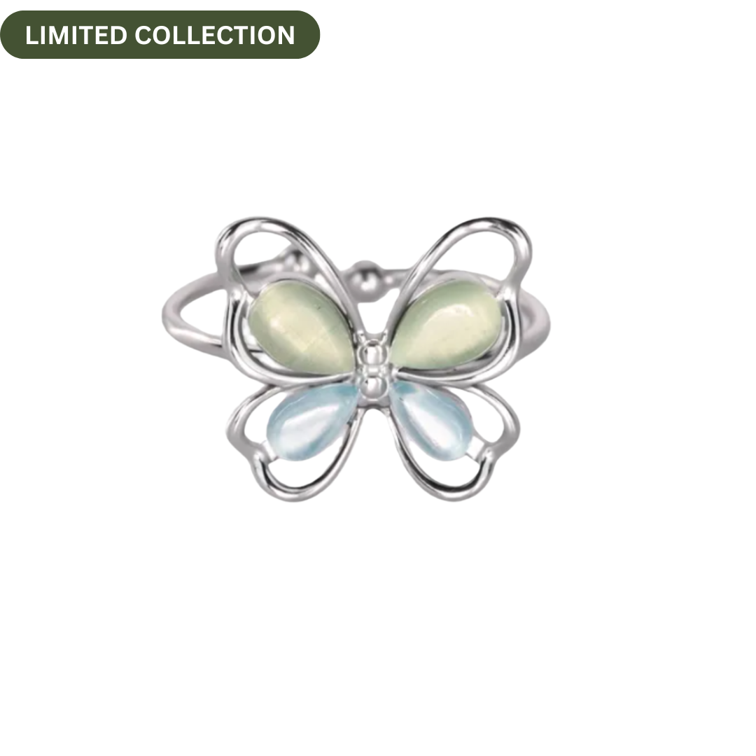 Green Butterfly Ring - Opalite MV Inspired