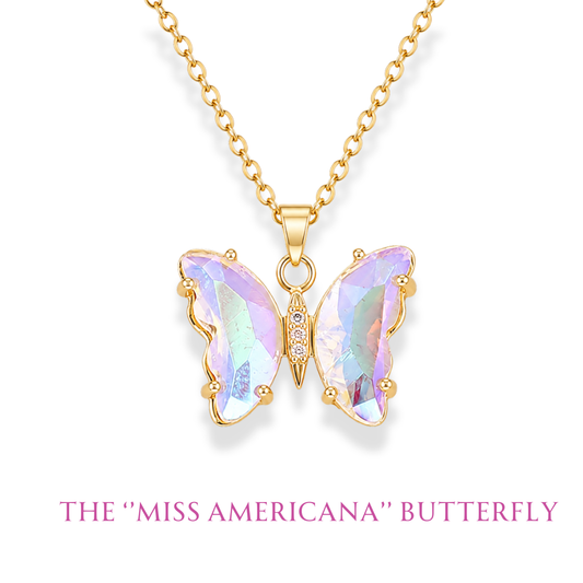 The "Miss Americana" Butterfly - Necklace
