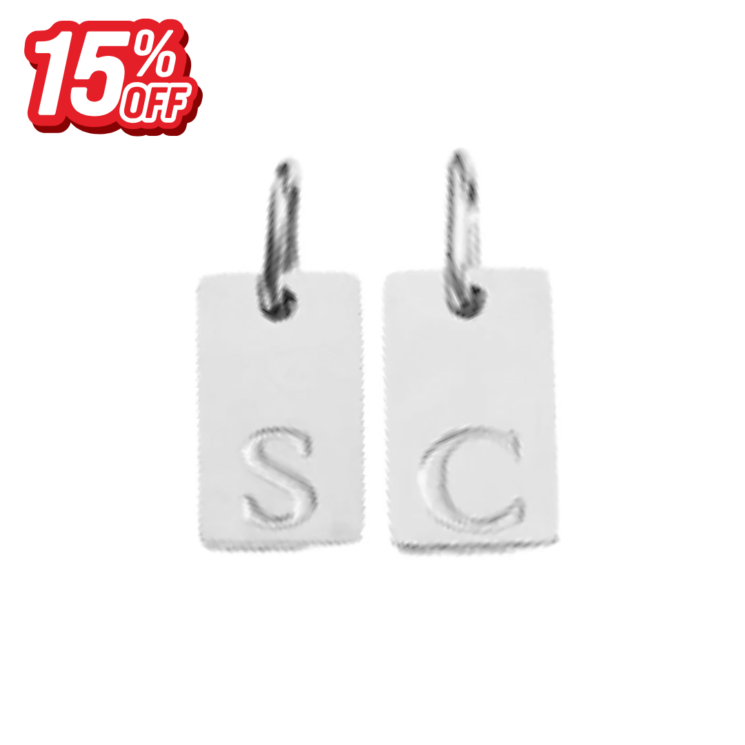 Sabrina's Initials - Silver