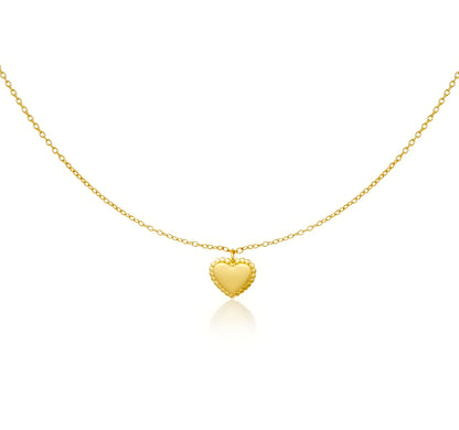 Gold Heart 925°