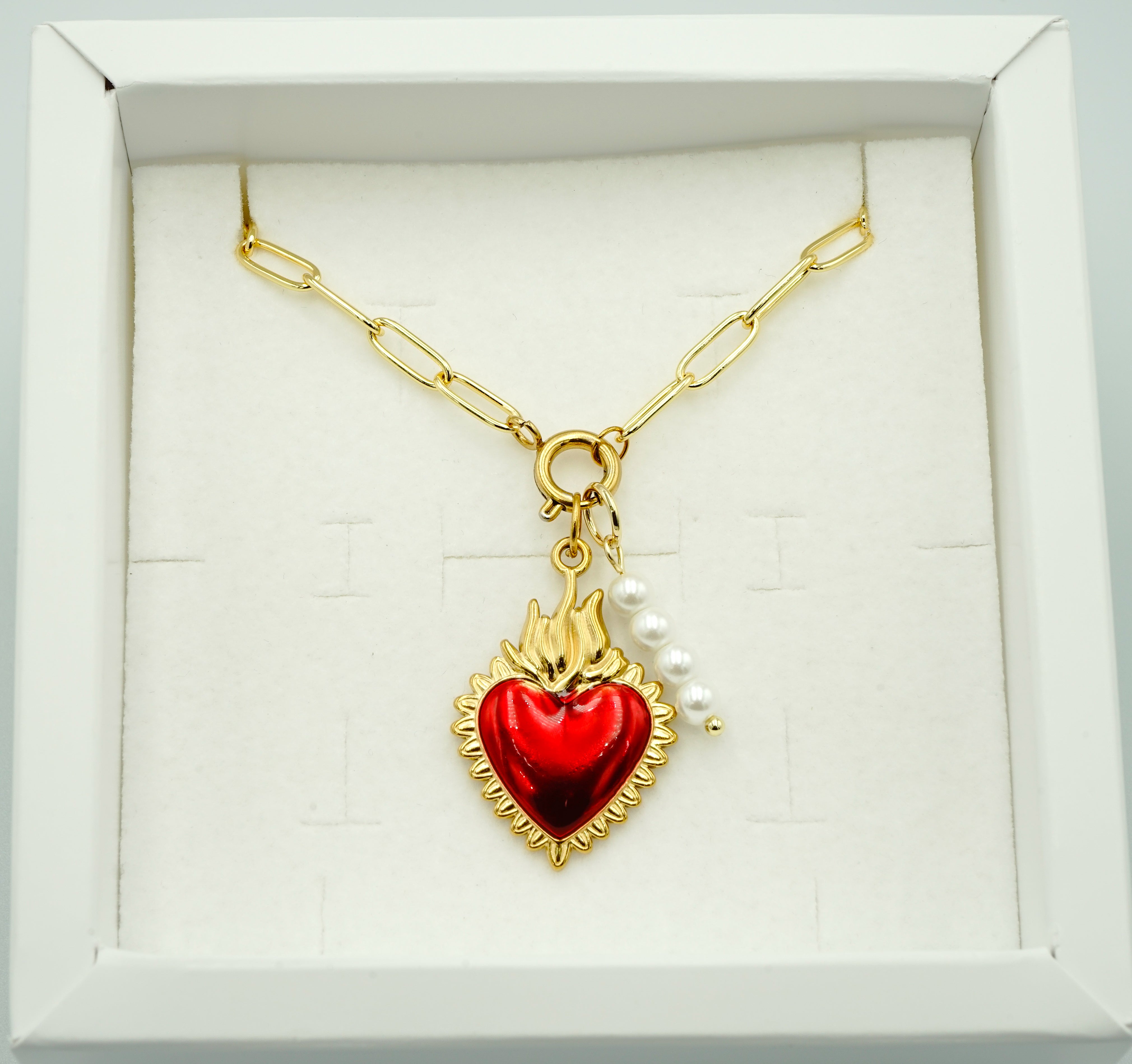 Showgirl's Flaming Heart – Hébe Jewels