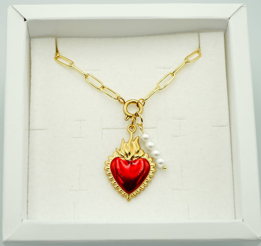 Showgirl's Flaming Heart
