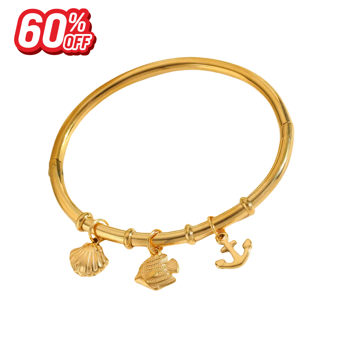 Summer - Bangle Charm Bracelet