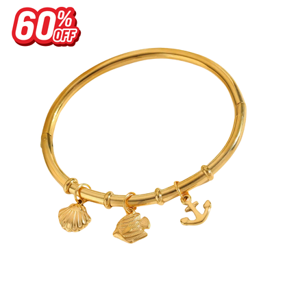 Summer - Bangle Charm Bracelet