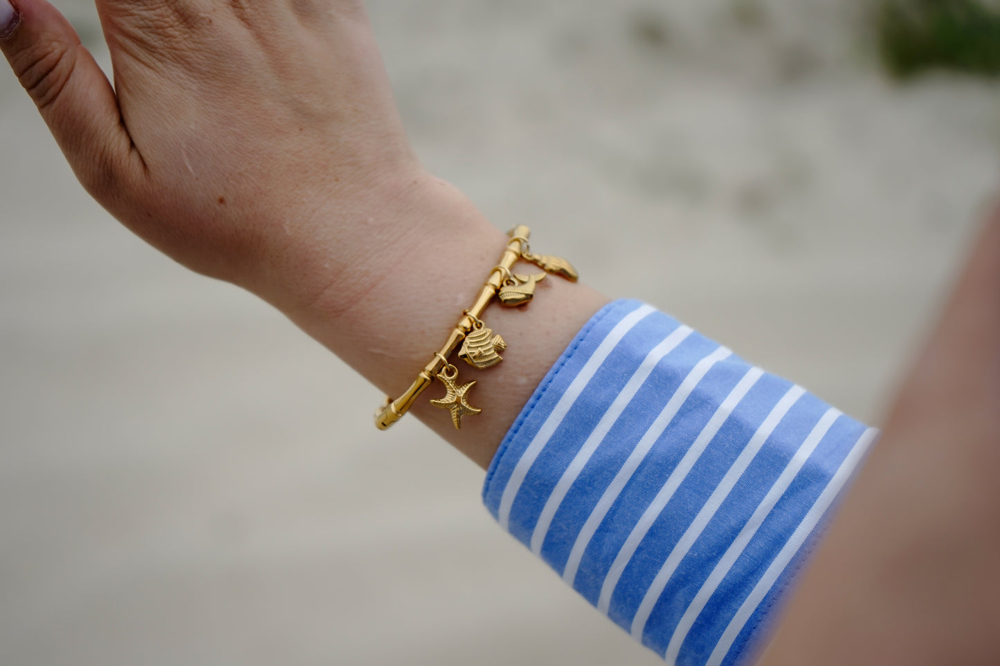 Ocean - Bangle Charm Bracelet
