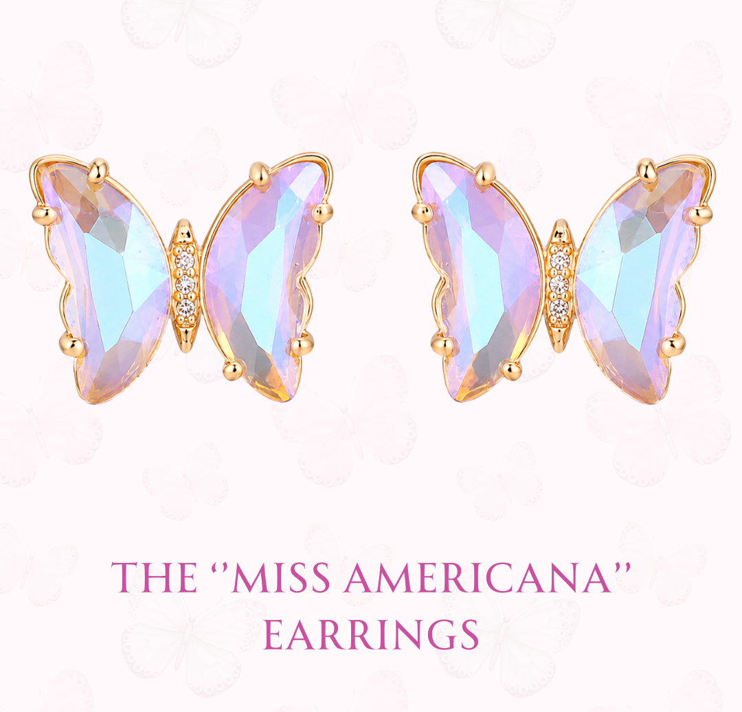 The "Miss Americana" Butterfly - Earrings