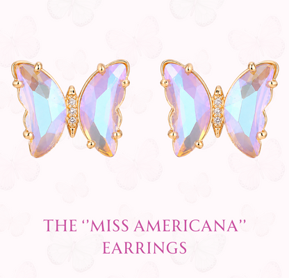 The "Miss Americana" Butterfly - Earrings