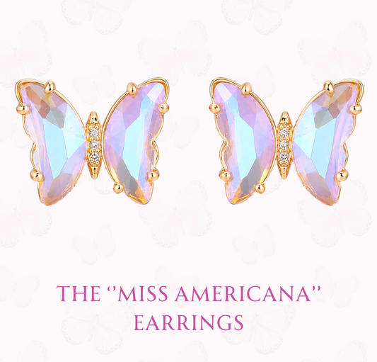 The "Miss Americana" Butterfly - Earrings