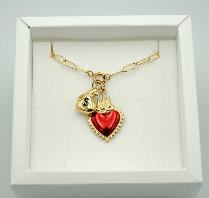 Showgirl's Flaming Heart