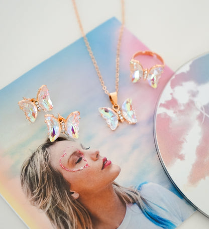 The "Miss Americana" Butterfly - Necklace