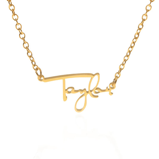 Taylor's Signature (Gold/Rose Gold)