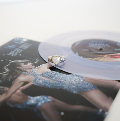 Opalite Heart Ring