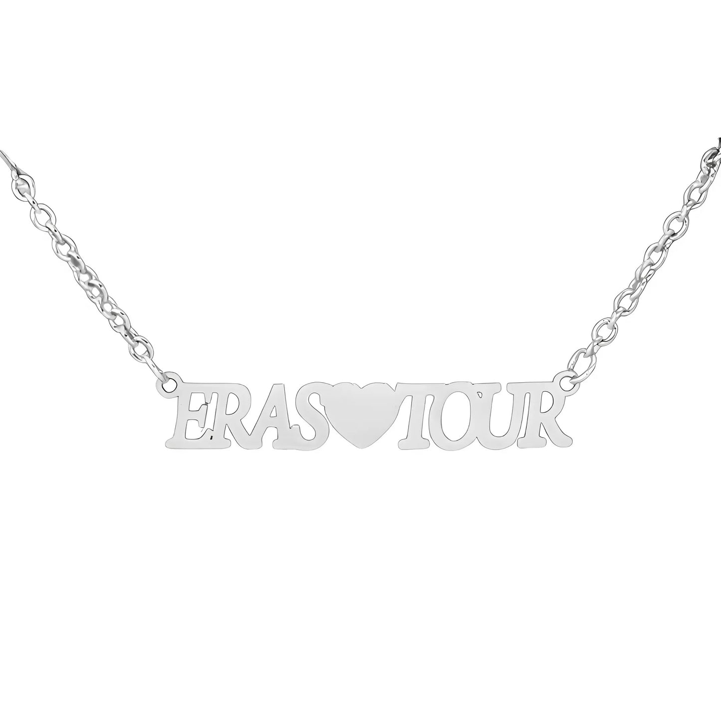 Eras Tour Necklace Silver