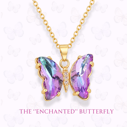 The "Enchanted" Butterfly - Necklace