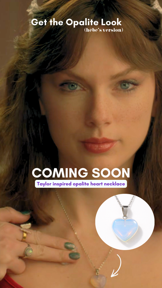 Opalite Heart Necklace - Opalite MV Inspired