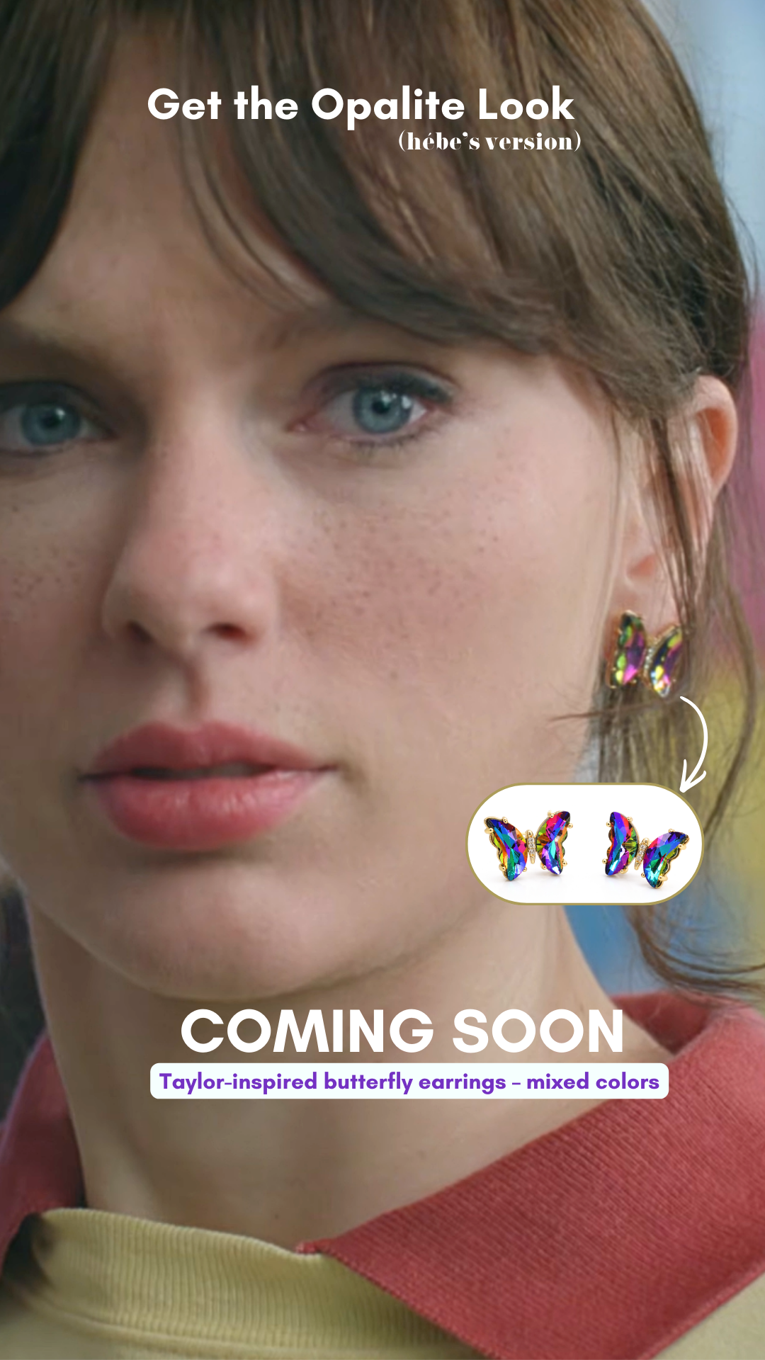 Colorful Butterfly - Opalite MV Inspired