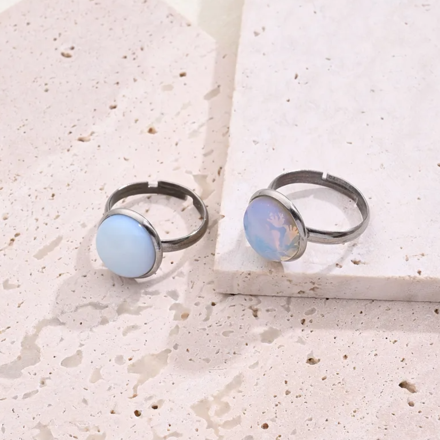 Opalite Sky - Adjustable Ring
