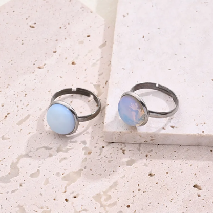 Opalite Sky - Adjustable Ring