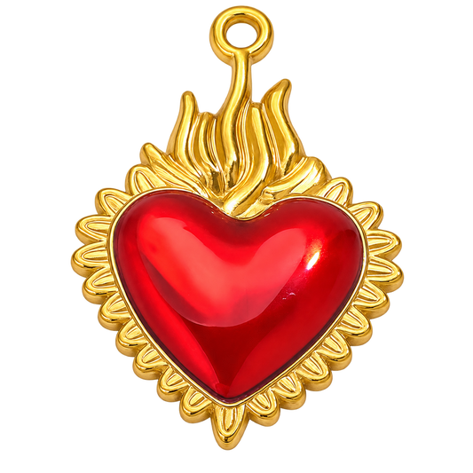 Showgirl's Flaming Heart