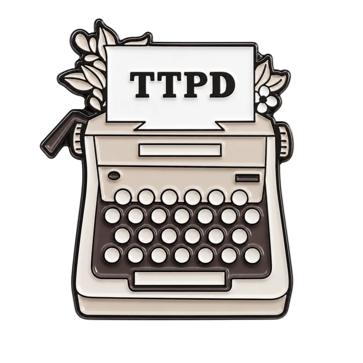 TTPD Typewriter - Enamel Pin