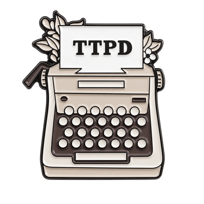 TTPD Typewriter - Enamel Pin